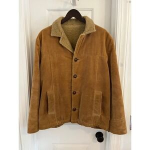 Vintage Silton California Corduroy Sherpa Lined Ranch Jacket